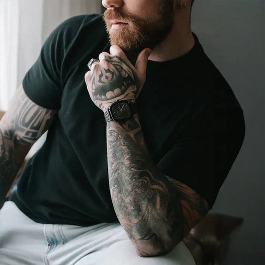 CASIO ANALOG FULL BLACK